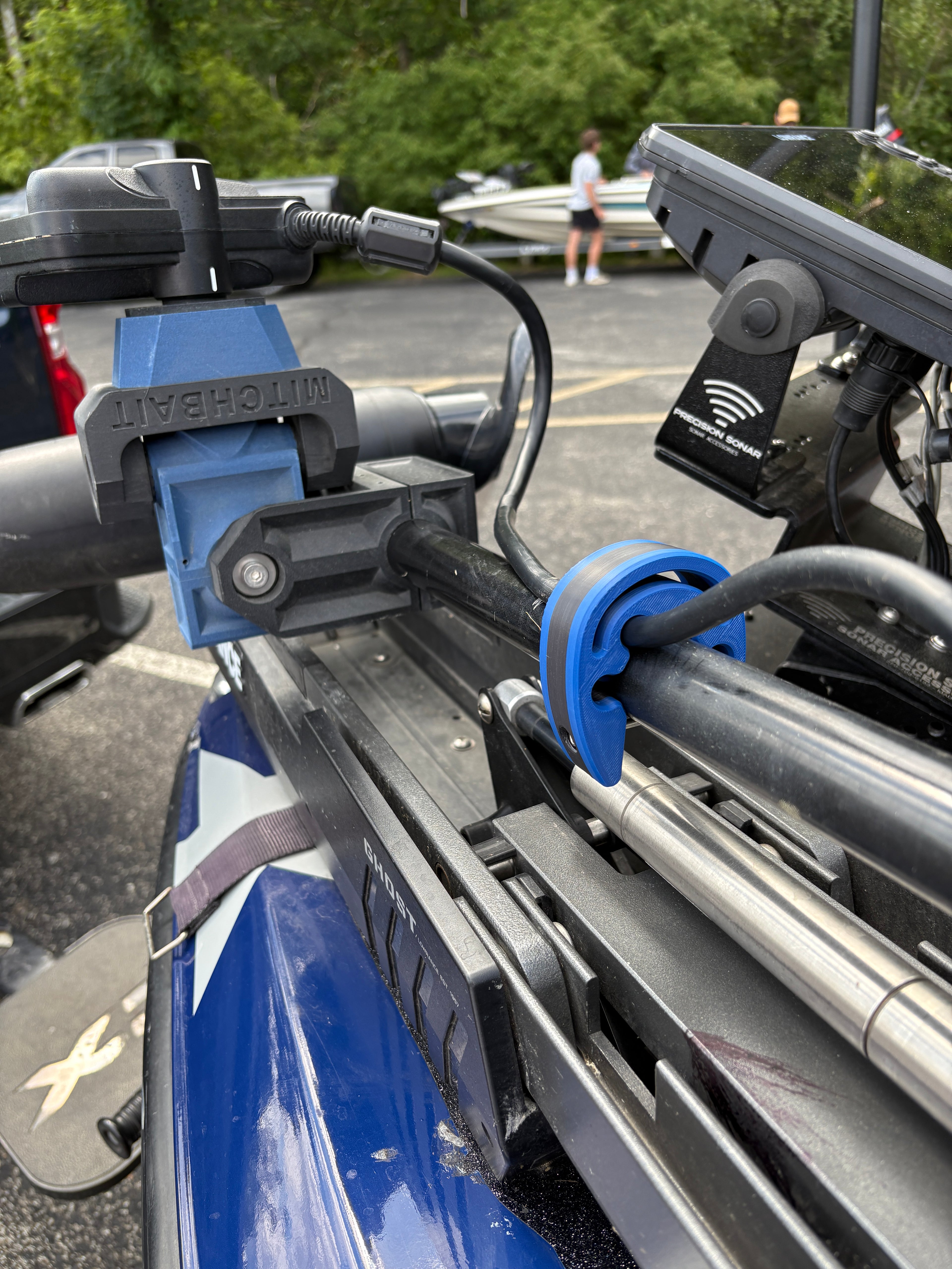 LOWRANCE TRANSDUCER CABLE CLIPS FOR THE LOWER ROTATING SHAFT 1.250 DIA.