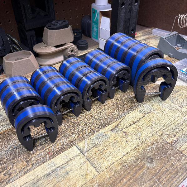 LOWRANCE TRANSDUCER CABLE CLIPS FOR THE LOWER ROTATING SHAFT 1.250 DIA.